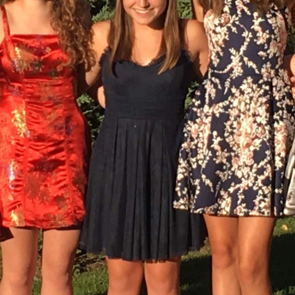 Royal Blue Tulle Homecoming Dress